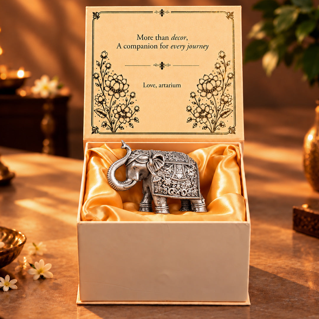 Royal Elephant Statue with premium Packaging